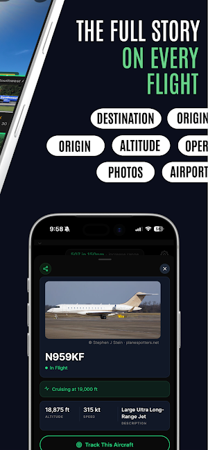 Tailvision by ADS-B Exchange Screenshot 2