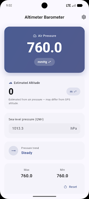 Altimeter Barometer Screenshot 2