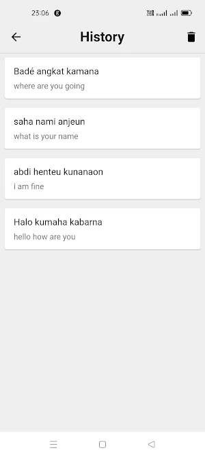Sundanese - English Translator Screenshot 2