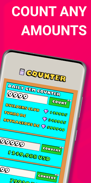 Gem Counter and Calc Screenshot 1