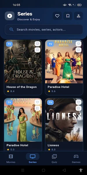 Series Finder : y TV Peliculas Screenshot 2