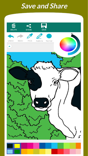 Cow Coloring Book Screenshot 1