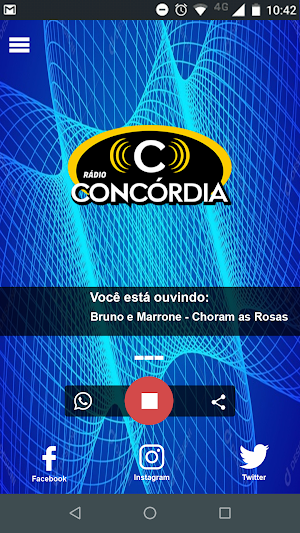 Web Rádio Concórdia Screenshot 1