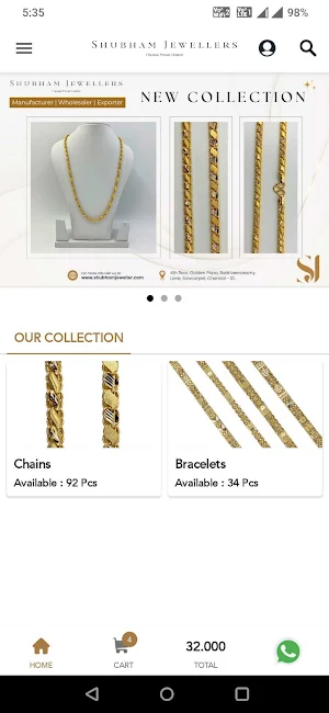 SHUBHAM JEWELLERS ONLINE Screenshot 0