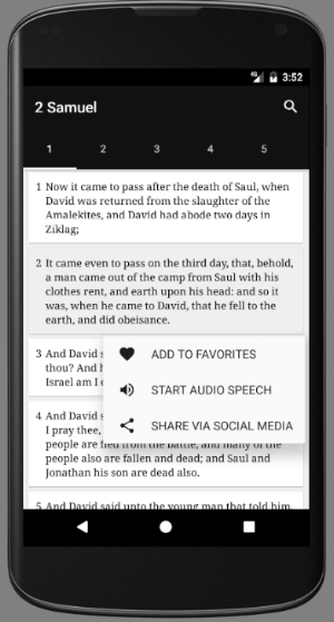 THE HOLY BIBLE (KING JAMES) Screenshot 2