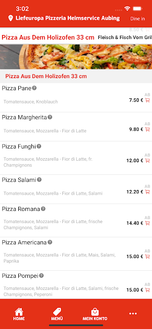 Liefeuropa Pizzeria Screenshot 2