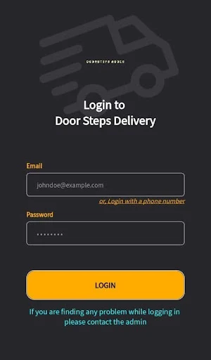 Door Steps Delivery Screenshot 1