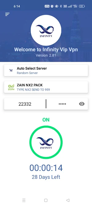 Infinity Vip Vpn Screenshot 1