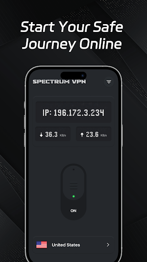 Spectrum VPN - Safe＆Fast Screenshot 1