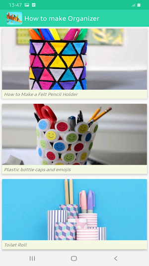 How to make organizer for school supplies Screenshot 1