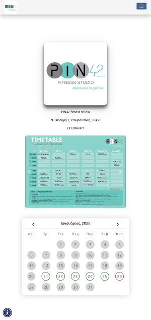 PIN42 fitness studio Screenshot 2