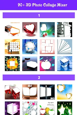 3D Collage Photo Editor Screenshot 1