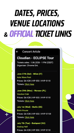 KCE App - KpopConcertsEurope Screenshot 2