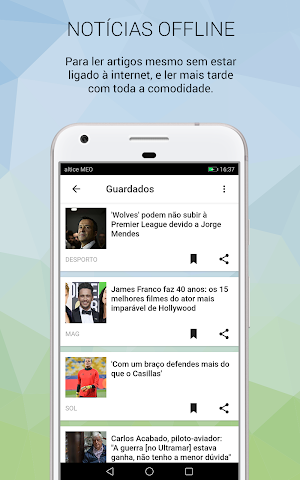 SAPO Screenshot 1