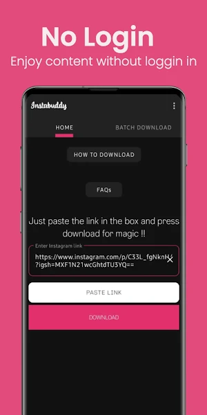 IG Video Downloader: No Login Screenshot 0