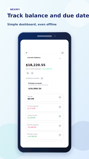 Nexmy: Budget & Expenses Screenshot 1
