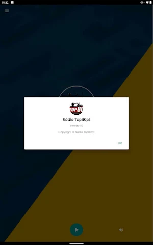 Rádio Top80pt Screenshot 2