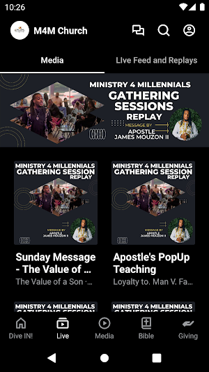 Ministry 4 Millennials App Screenshot 1