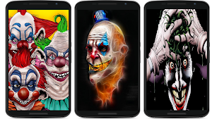 scary clown wallpaper Screenshot 1
