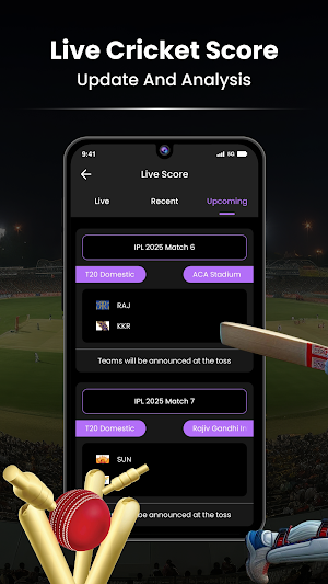 Live TV : Cricket HD Streaming Screenshot 2