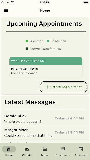 Peer PLUS - Coach Application Screenshot 2