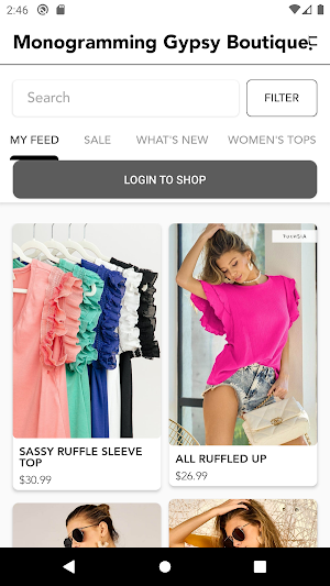 Monogramming Gypsy Boutique Screenshot 1