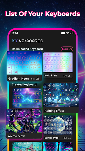 LED Keyboard - RGB LED Theme Screenshot 3