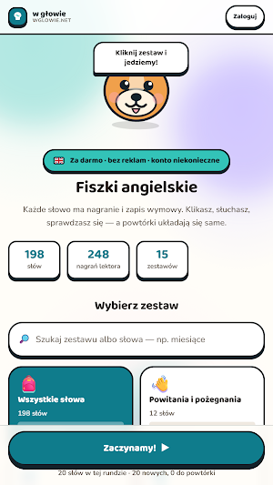 Fiszki angielskie – w głowie Screenshot 0