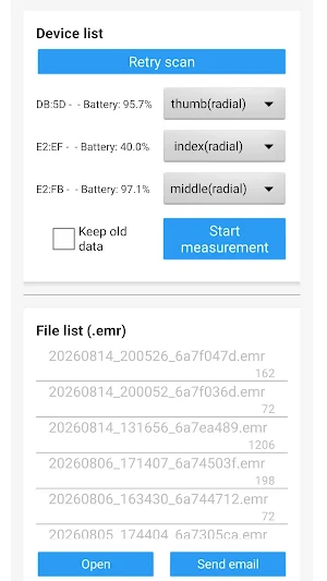 HMMeas Screenshot 1