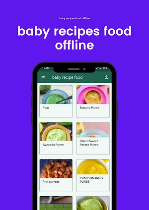 baby recipes food offline Screenshot 0