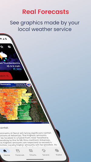 NWS Weather Report Screenshot 1