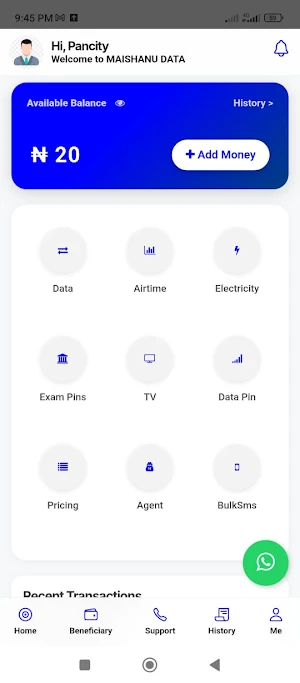 Maishanu Data Screenshot 0