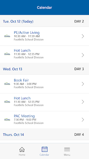 Foothills School Division Screenshot 3