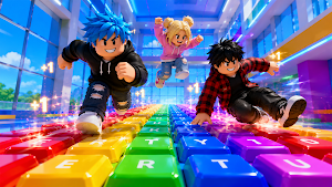 Speed Keyboard Parkour Escape Screenshot 2