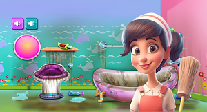 game girls house cleaning Screenshot 3