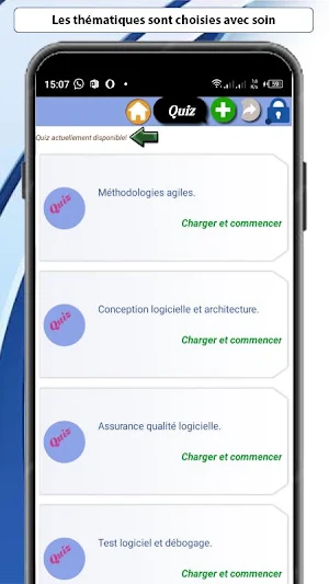 Quiz en génie logicielle Screenshot 3