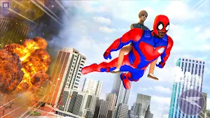 Flying Spider: Superhero Games Screenshot 0