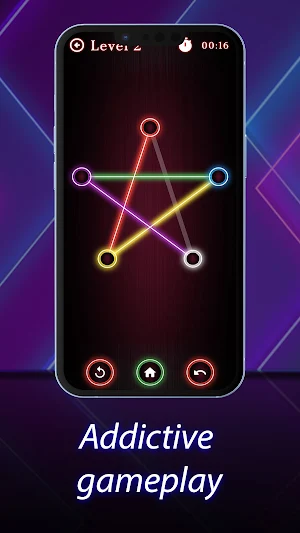 Neon Line One Touch Screenshot 2