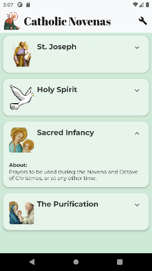 Catholic Novenas Screenshot 0