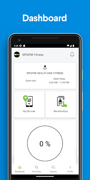 MYGYM Health and Fitness Screenshot 0