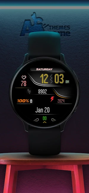 Gradient 010-Digital WatchFace Screenshot 0