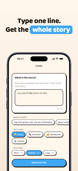 Fake Chat Story Maker Screenshot 1