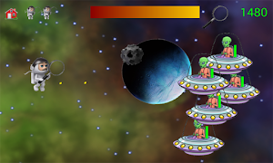 Alien vs Astronaut Game Screenshot 0