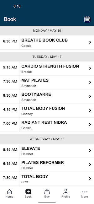 BREATHE Yoga, Pilates & Barre Screenshot 1