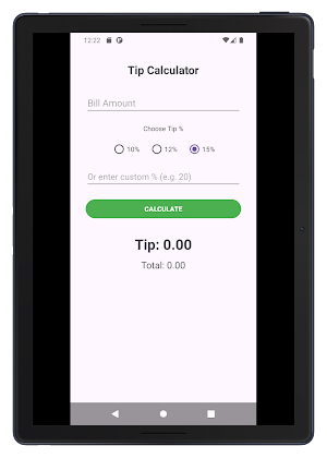 Tip Calculator Screenshot 3