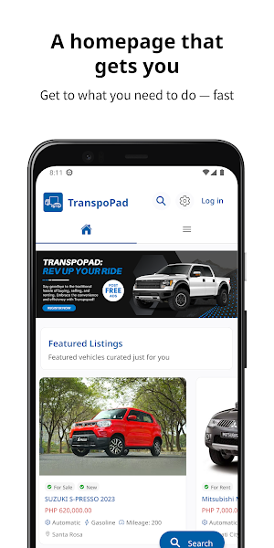 Transpopad: Buy & Rent Cars Screenshot 0