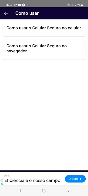 Celular Seguro BR Guia Screenshot 2
