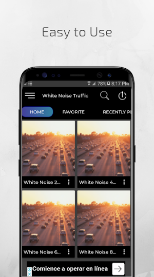 White Noise Traffic Screenshot 1