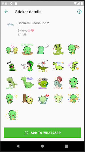 Stickers de Dinosaurios Screenshot 2