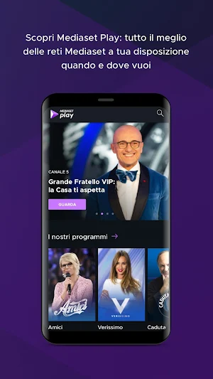 Mediaset Play Screenshot 0